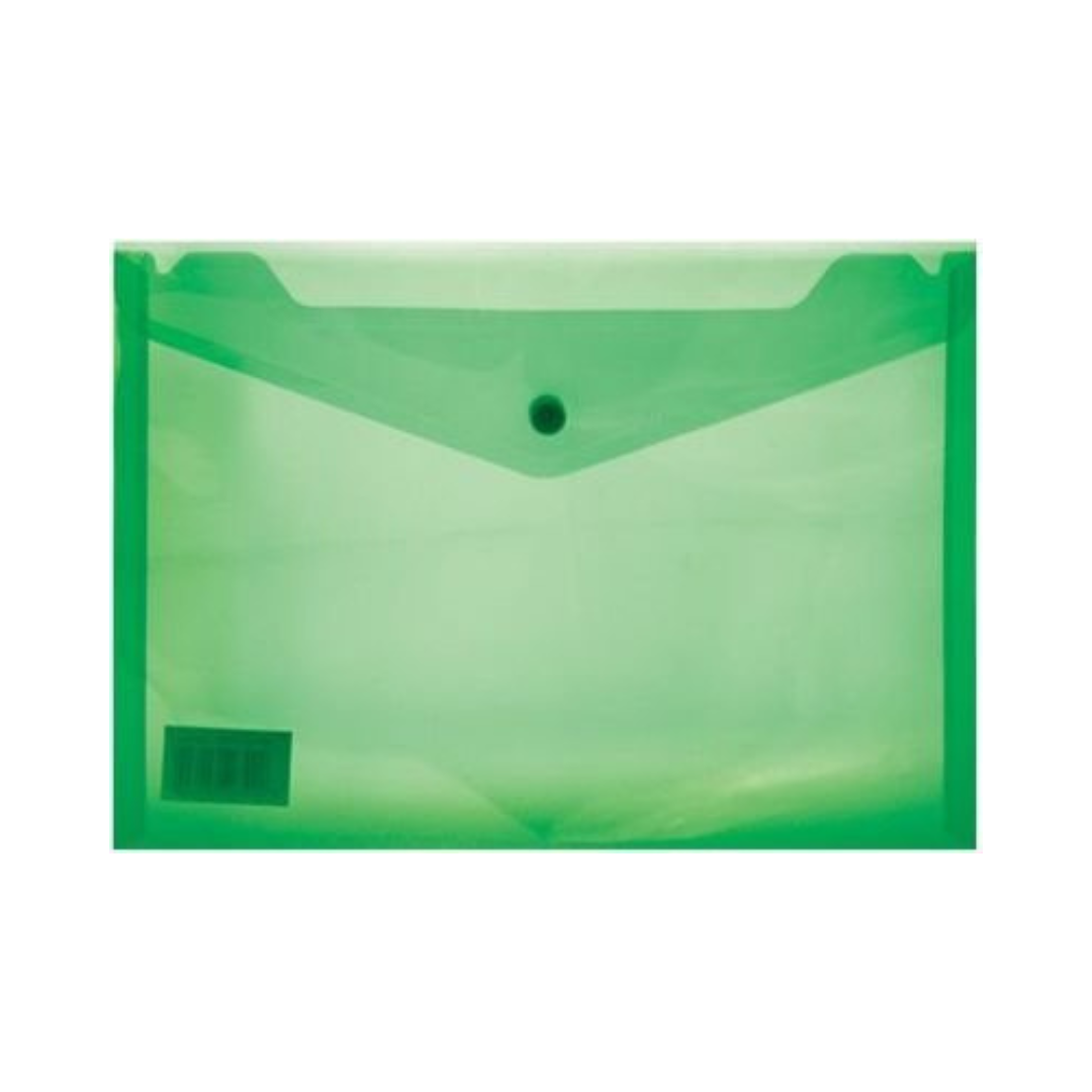 Treeline Document Wallet A4 Green