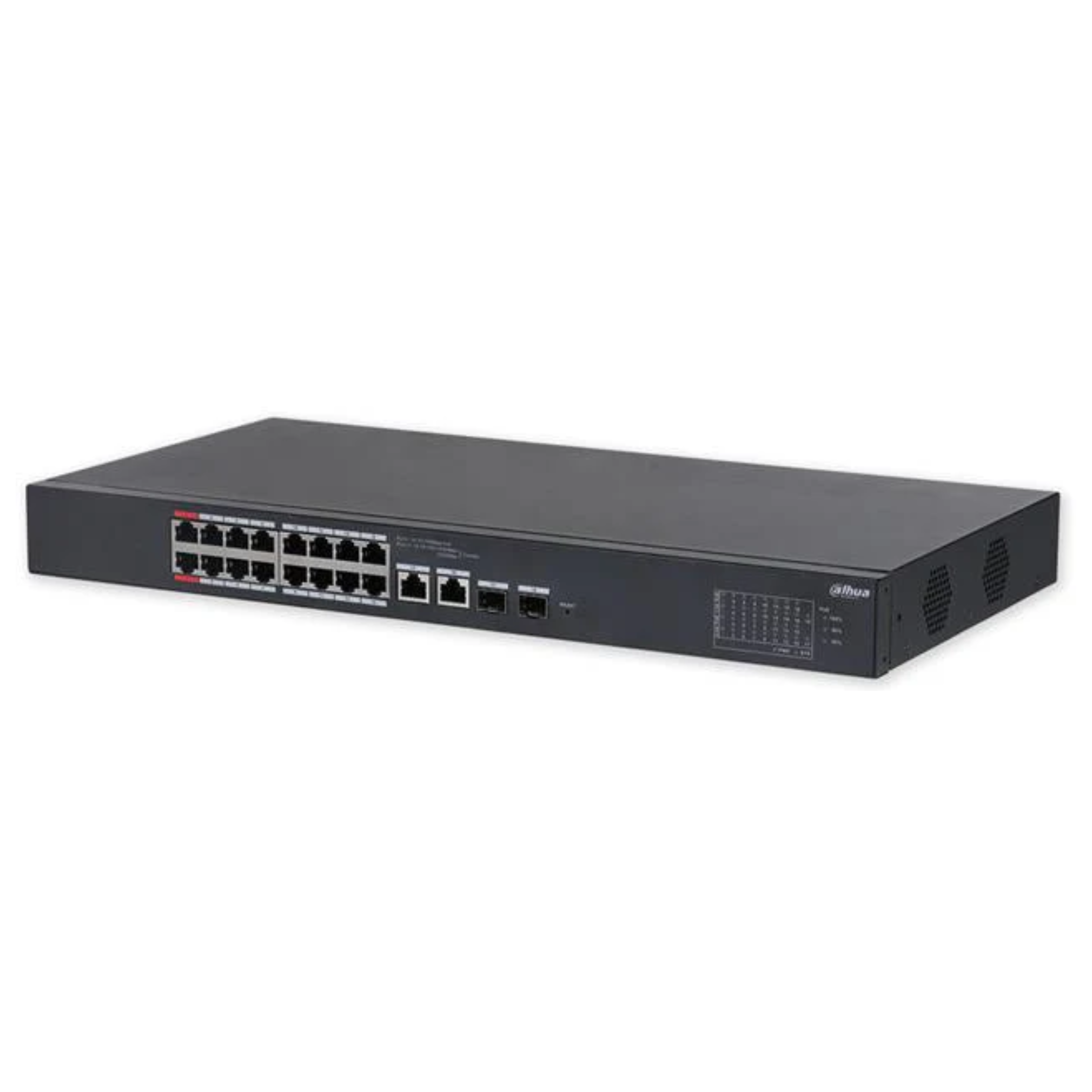 Dahua 18 Port Cloud Managed Desktop Switch with 16 Port POE