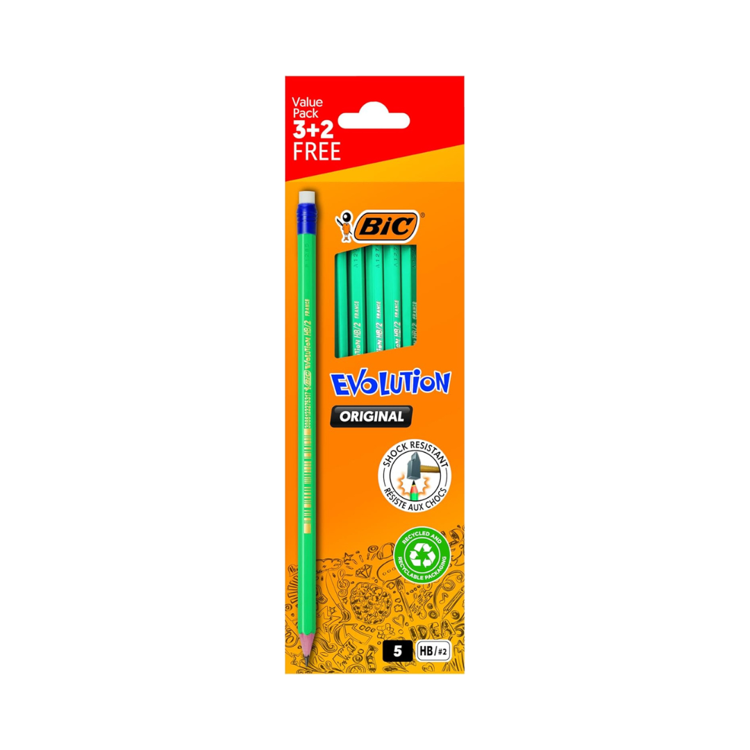 BIC PENCIL ECOLUTION EVOLUTION HB 6+4 CRD 10 BIC