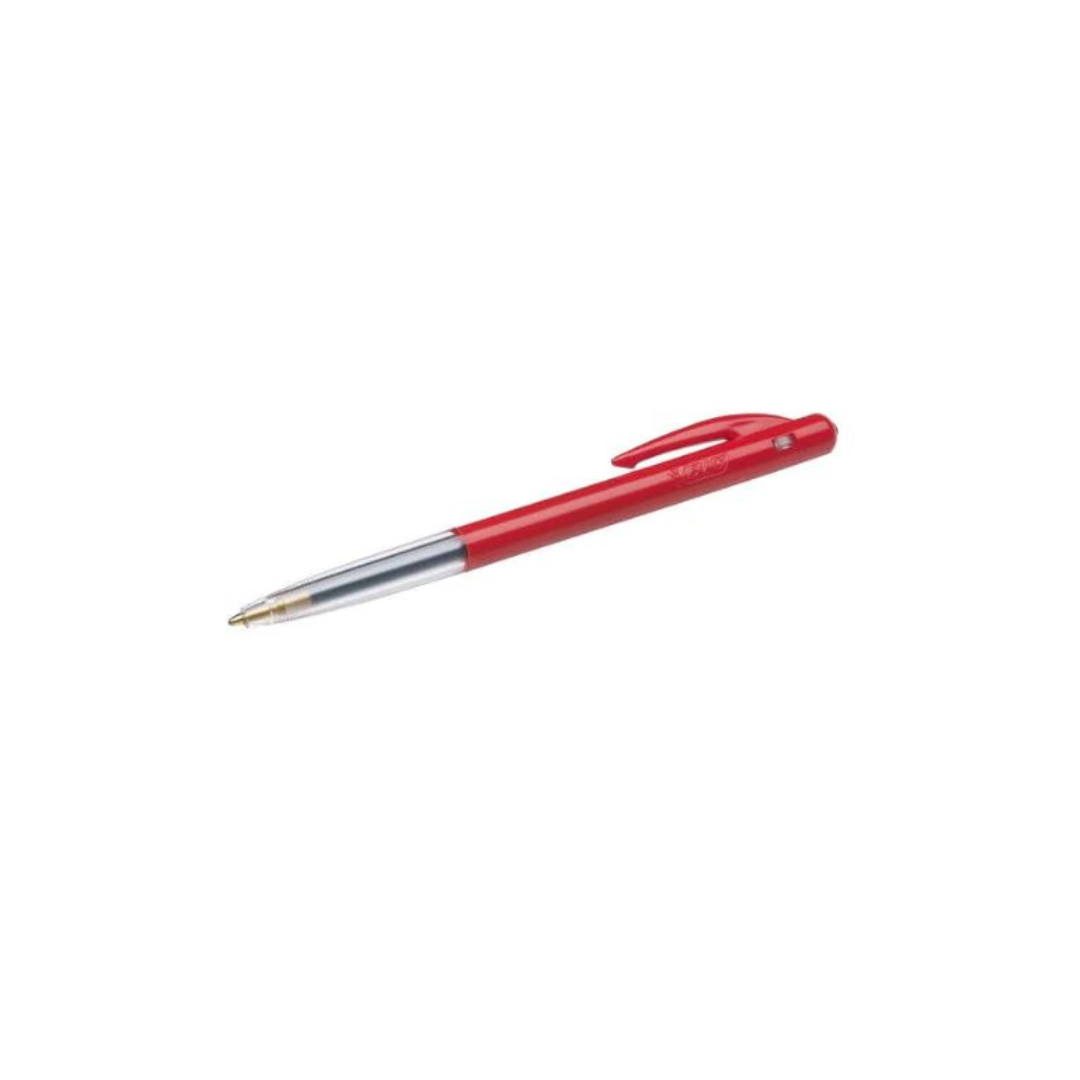 Pen Bic Clic Ballpoint Medium Red