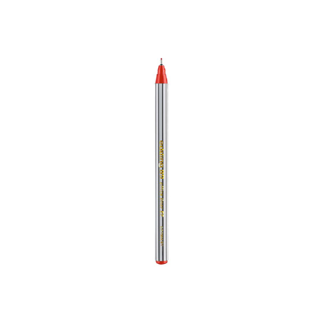 Pen Edding Fine Liner Red