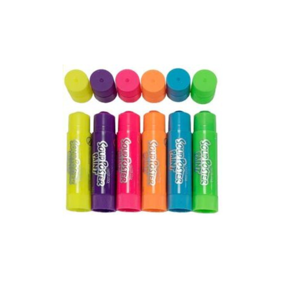 Poster Paint Neon Stick 10G 6 Colour