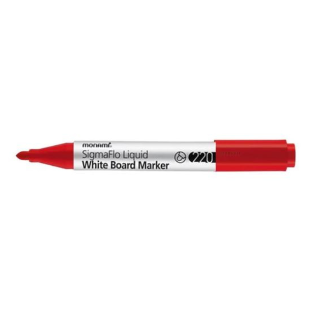 Marker Monami Sigmaflo Whiteboard Red