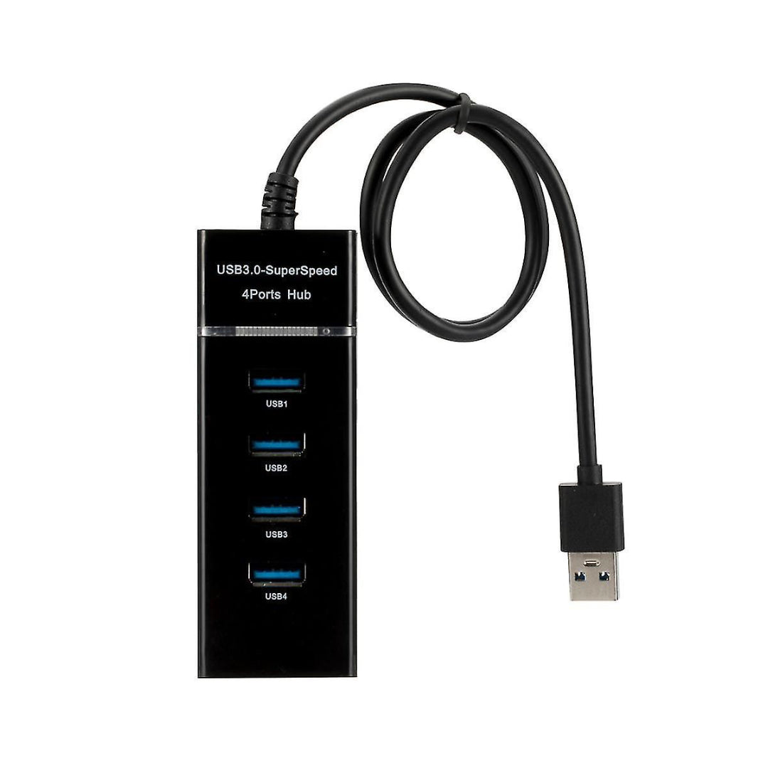 4 Port USB3.0 HUB Black