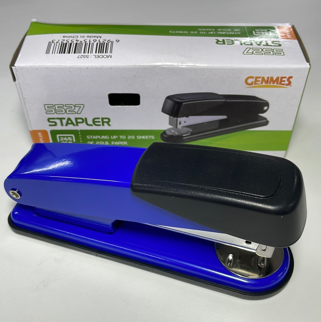 Stapler Half Strip Genmes Metal Assorted Colours