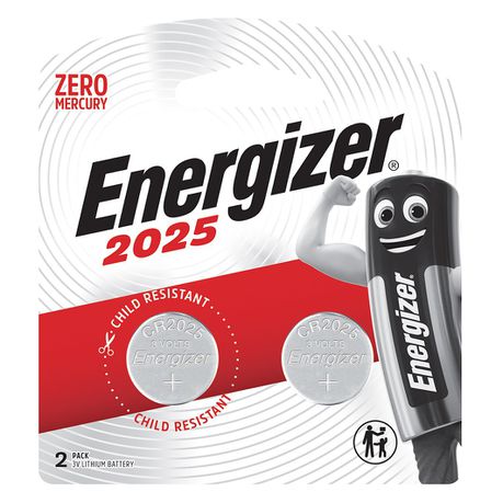 Battery 3V 2025 Energizer Coin 2 Pack