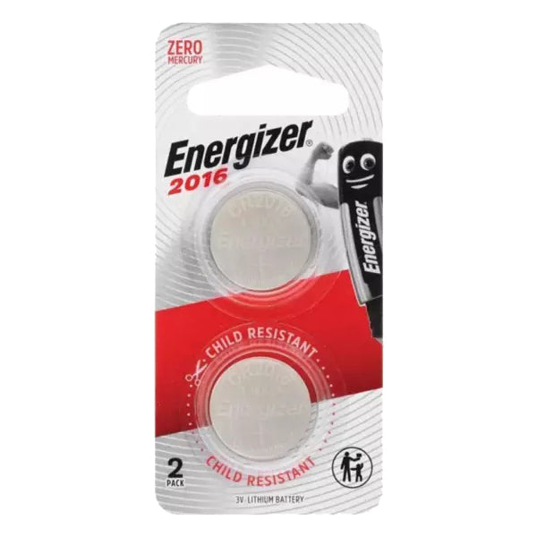 Battery 3V 2016 Energizer Coin 2Pack