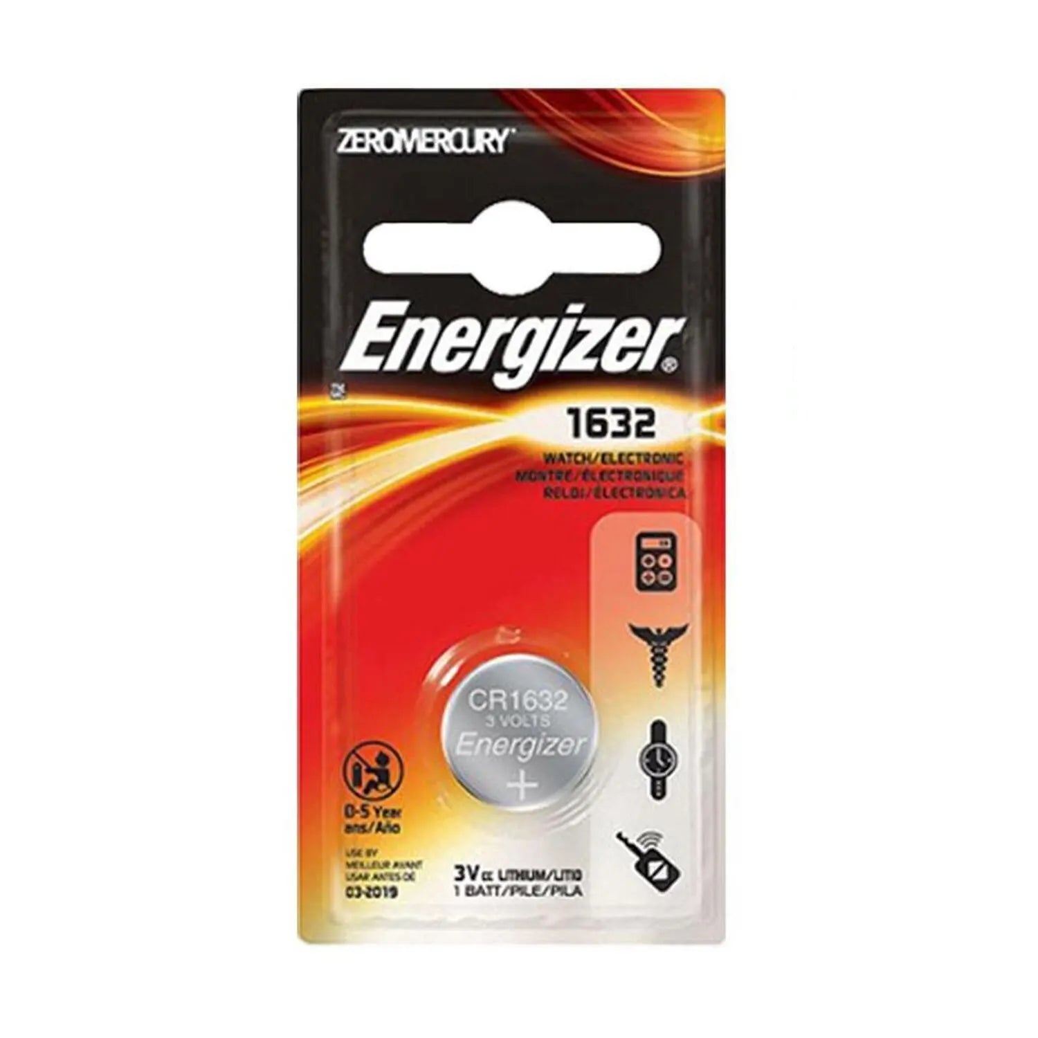 Battery 3V 1632 Energizer Coin