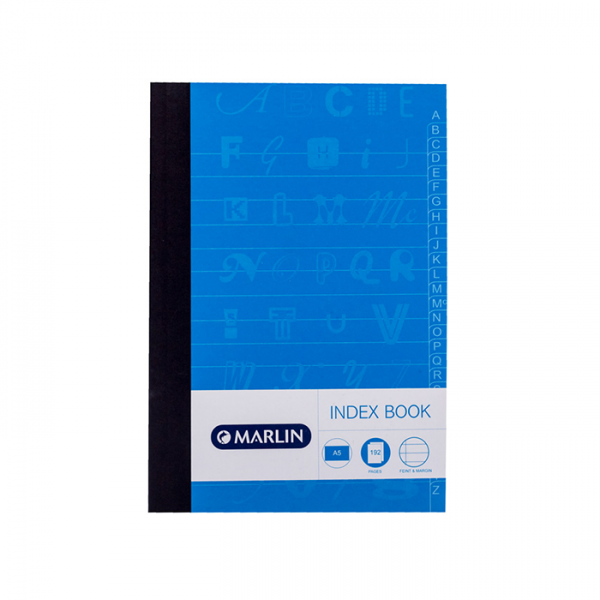 Marlin A5 Index Book A-Z
