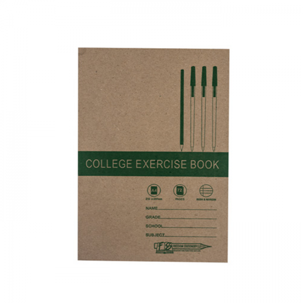 Book A4 Nexx Excercise Irish & Margin 72p