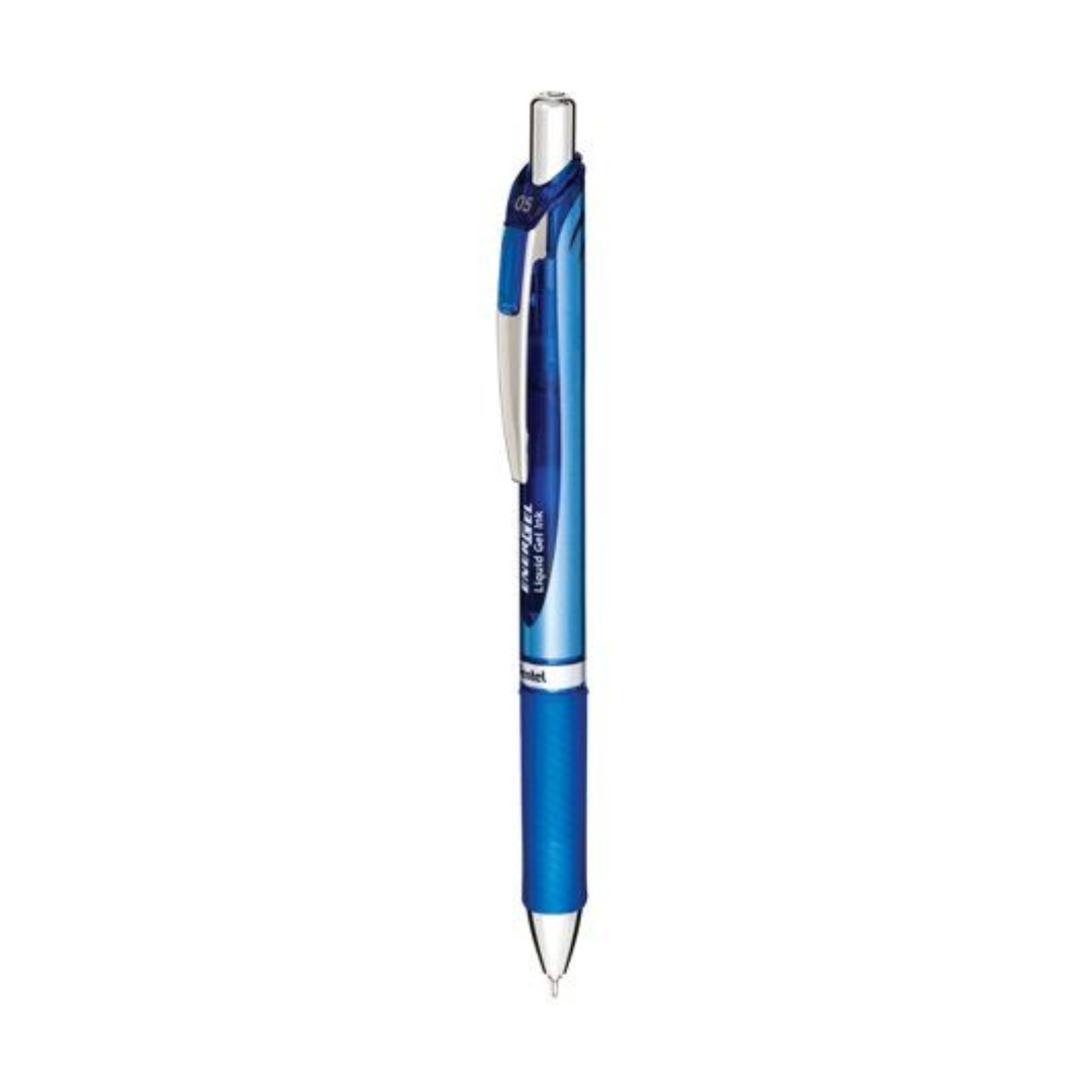 Pen 0.5 Pentel Energel Retractable Needle Tip BLN75-C Blue