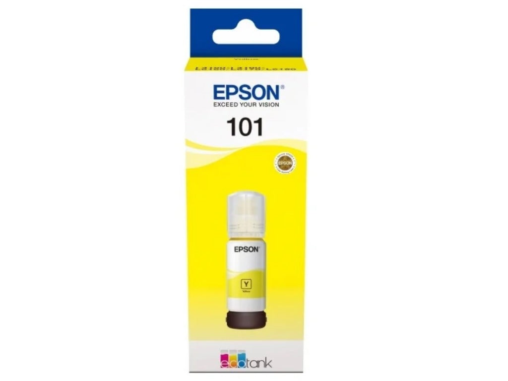 Epson 101 Ink Bottles Yellow 70ml L4150/4160/6160/6170/6190