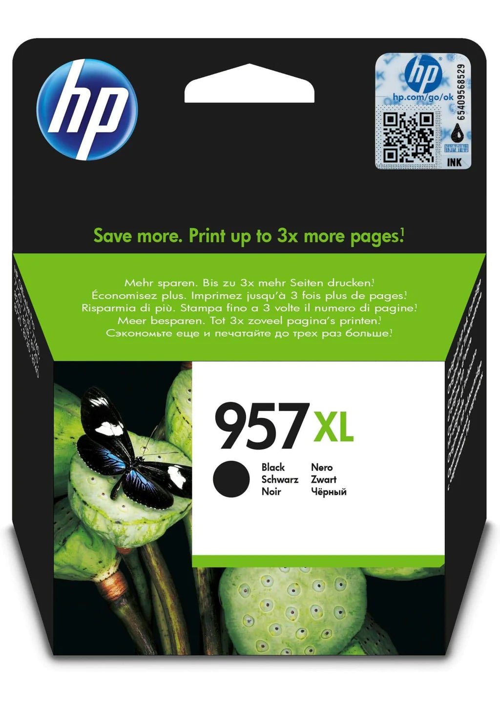 HP 957XL Black Inkjet - Original