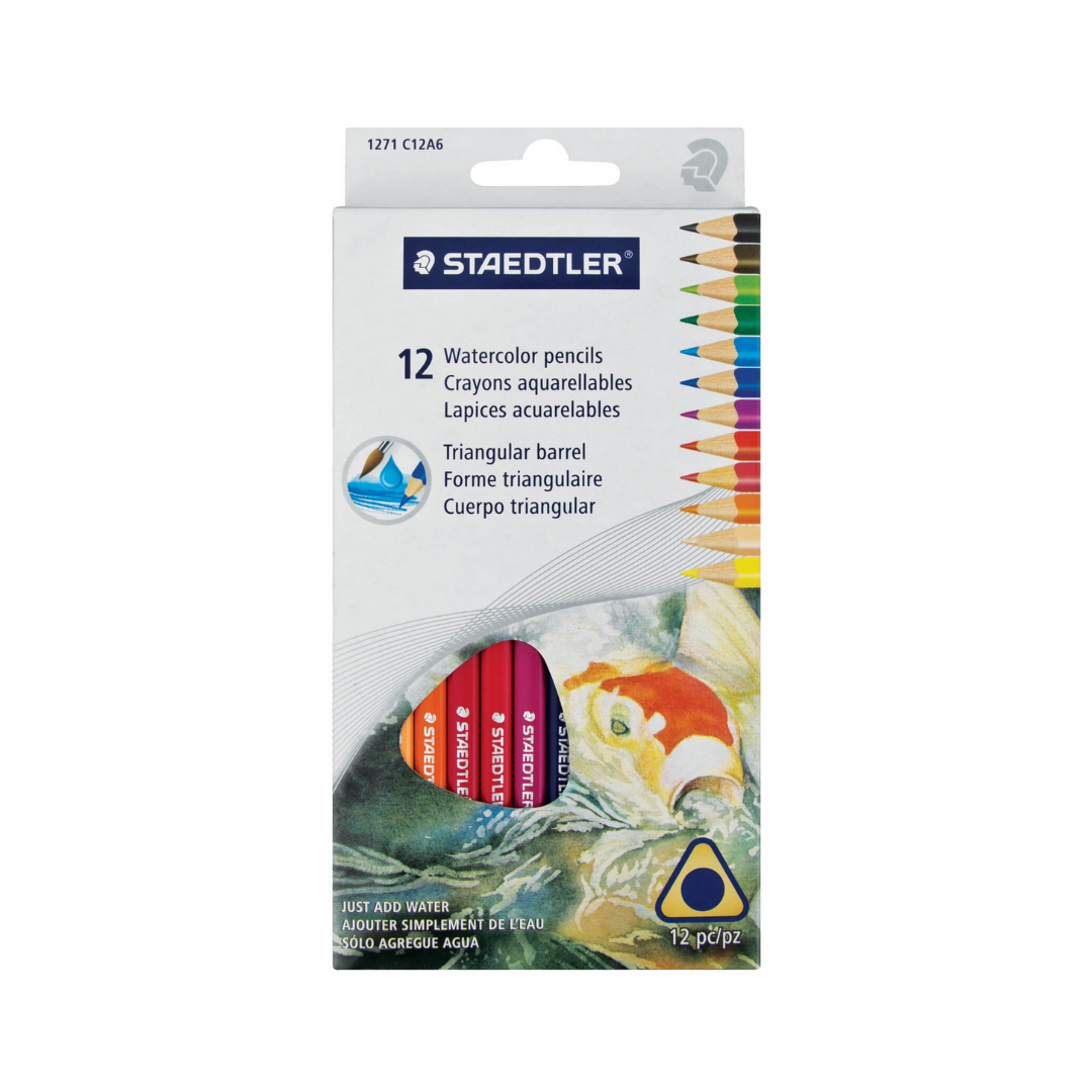 Pencils 12 Pack Staedtler Watercolour